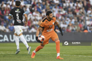 Mathías Cubero, golero de Cerro. Torneo Apertura. Estadio Gran Parque Central.