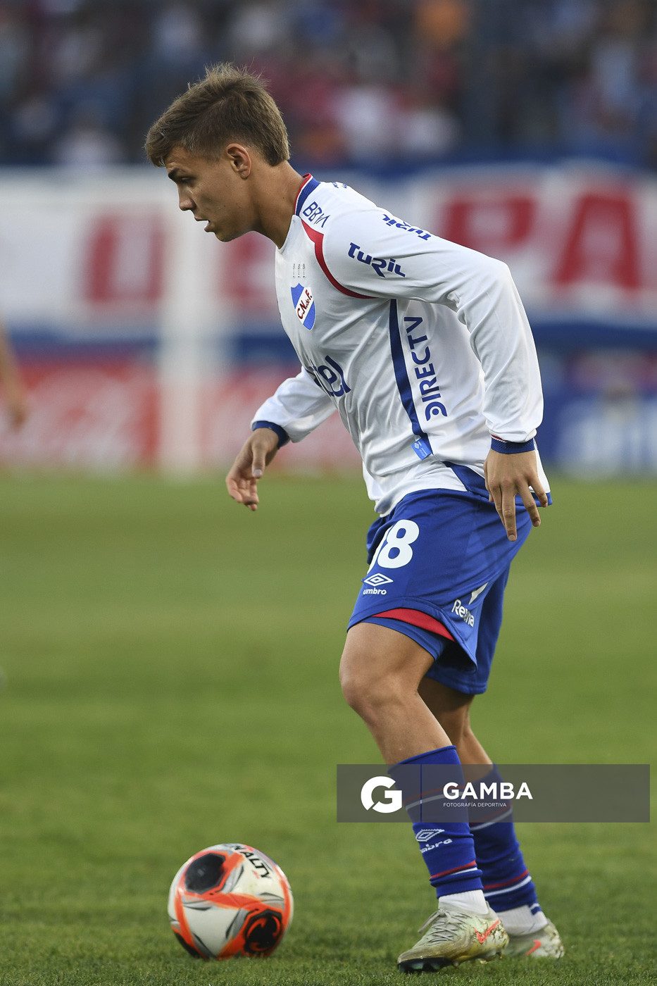 Jeremía Recoba, de Nacional. Torneo Apertura. Estadio Gran Parque Central.