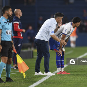 Pablo Peirano, director técnico de Nacional. Torneo Apertura. Estadio Gran Parque Central.