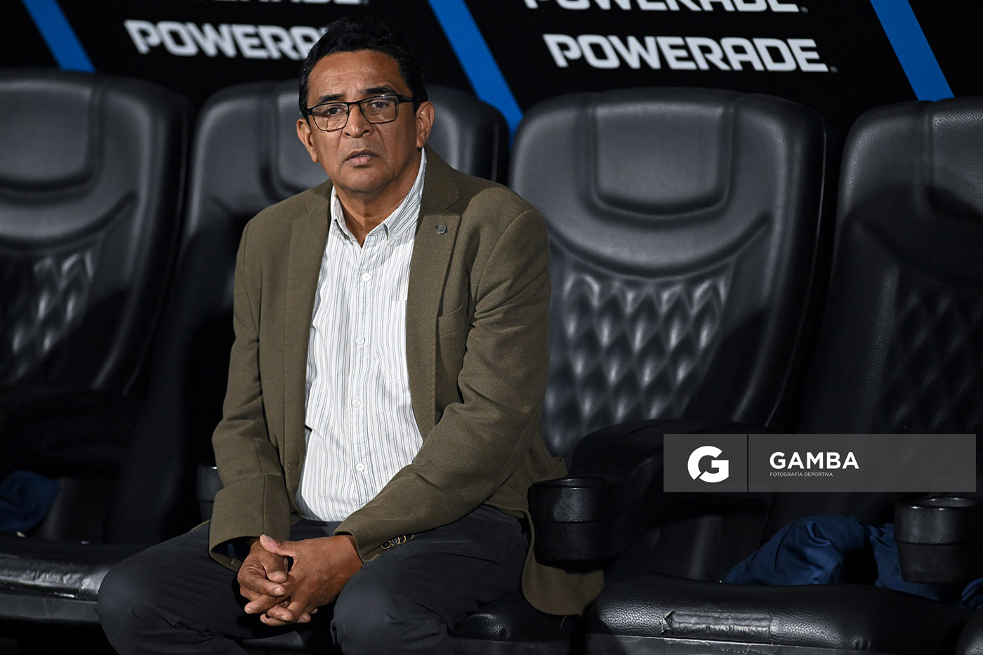 Danielo Núñez, director técnico de Cerro Largo. Copa Conmebol Sudamericana. Estadio Centenario.