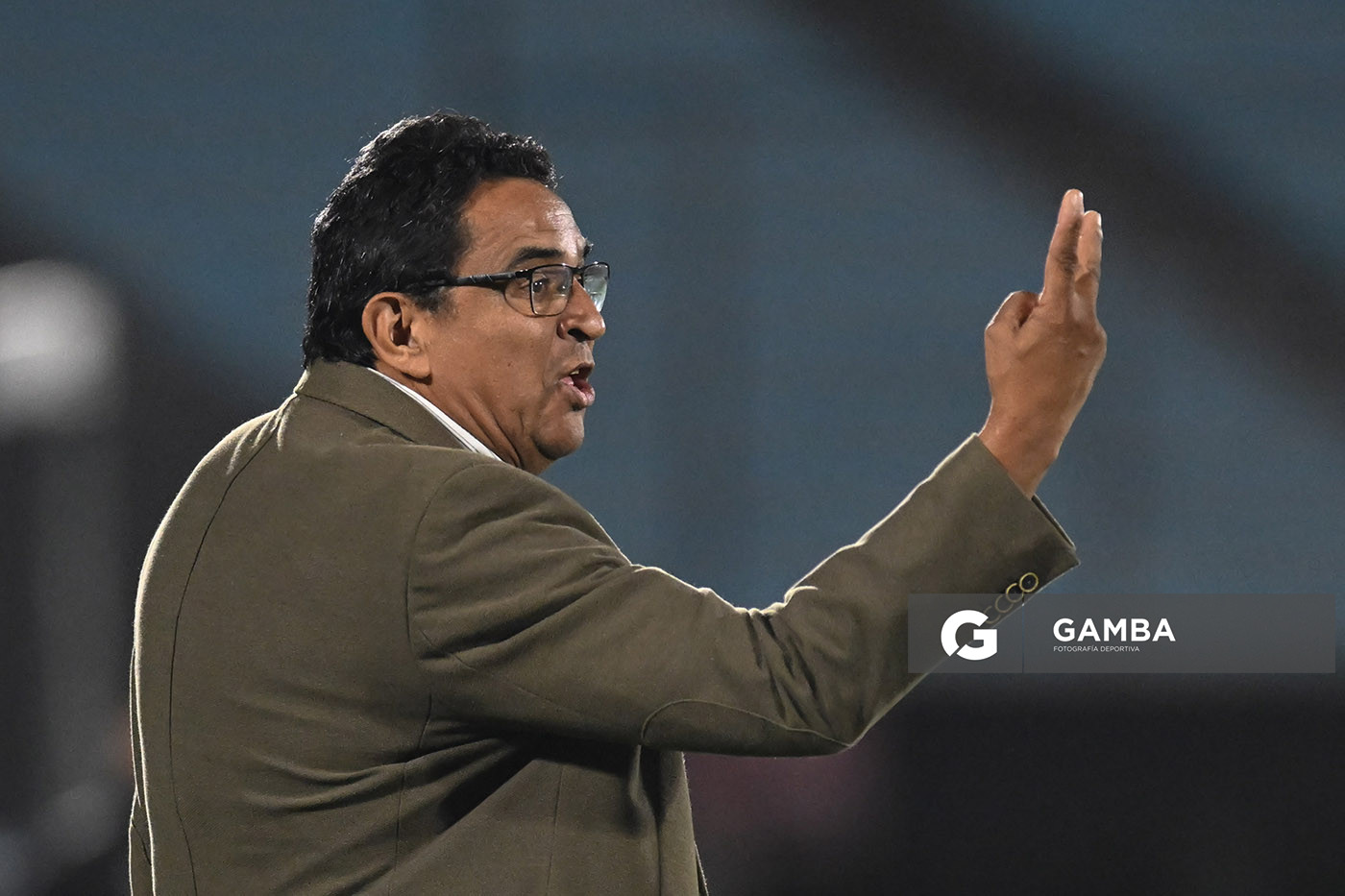 Danielo Núñez, director técnico de Cerro Largo. Copa Conmebol Sudamericana. Estadio Centenario.