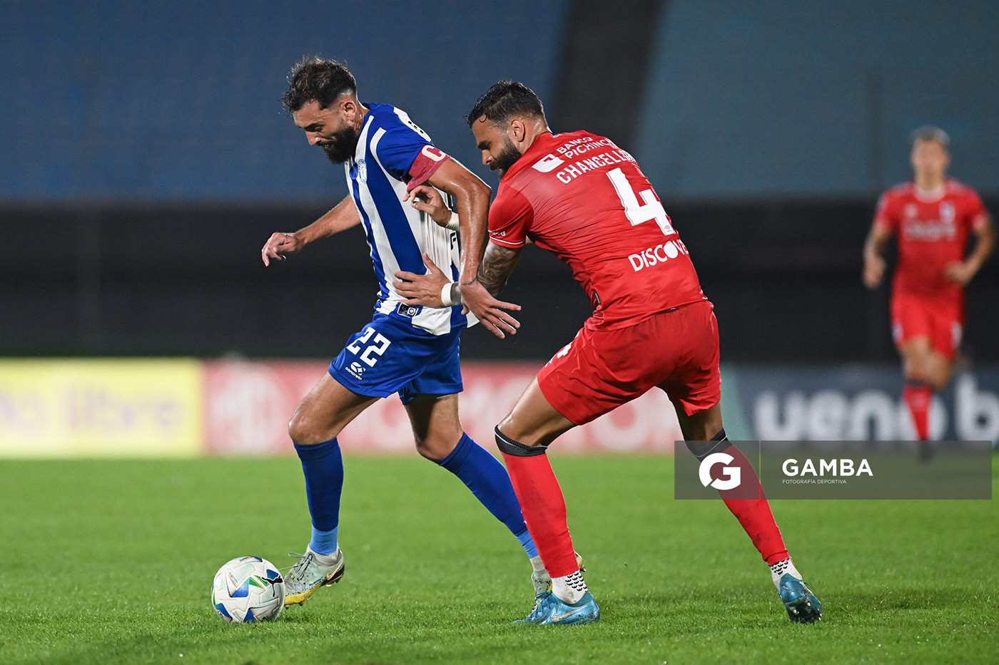 Nicolás Bertochi, de de Cerro Largo. Copa Conmebol Sudamericana. Estadio Centenario.