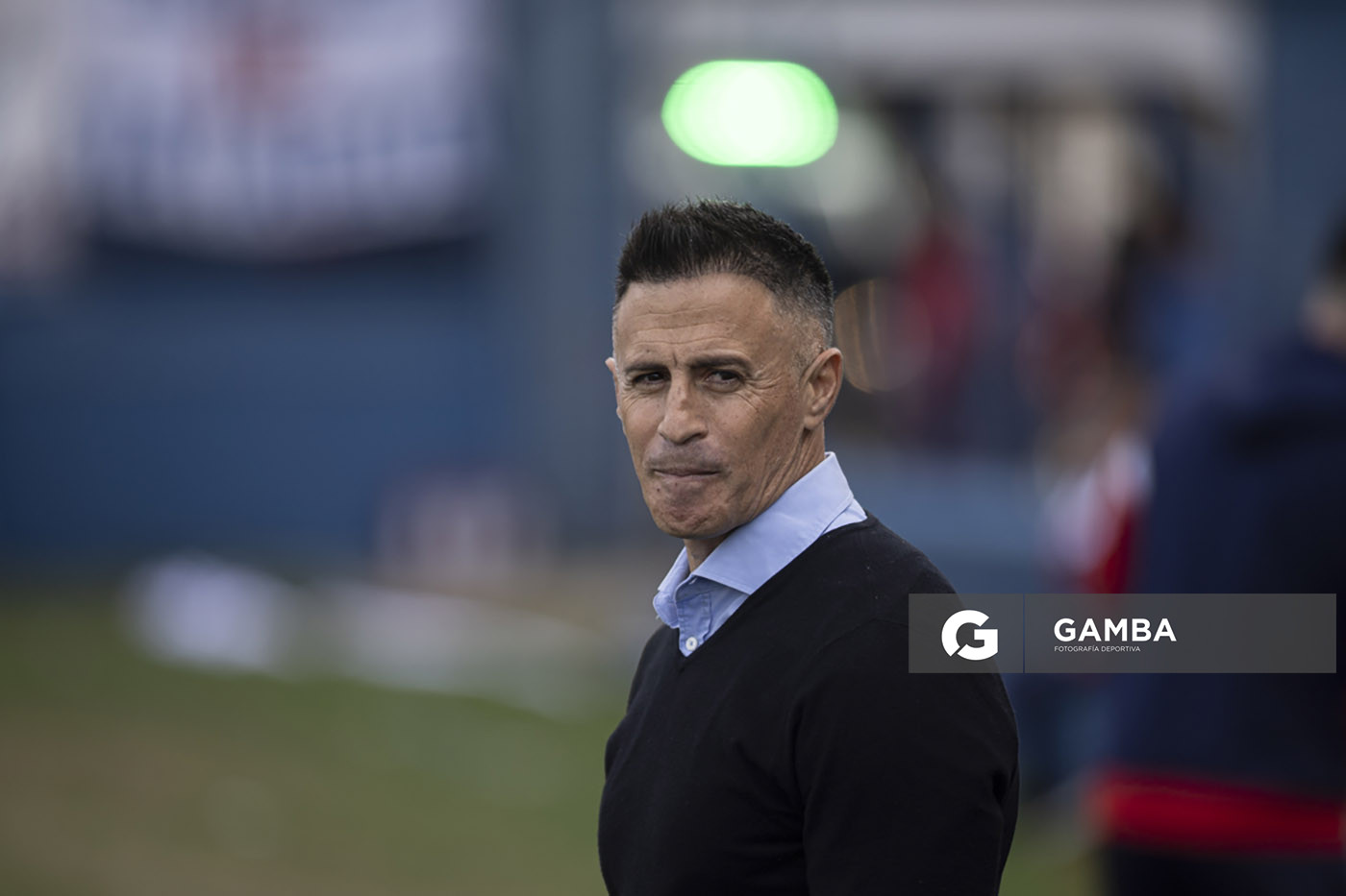 Pablo Peirano, director técnico de Nacional. Torneo Apertura. Estadio Gran Parque Central.