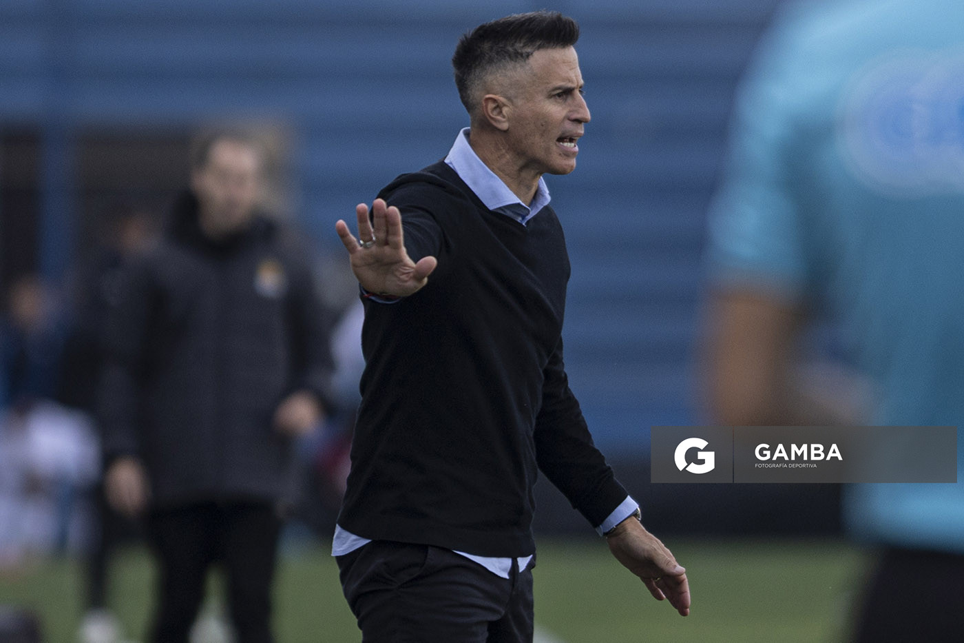 Pablo Peirano, director técnico de Nacional. Torneo Apertura. Estadio Gran Parque Central.
