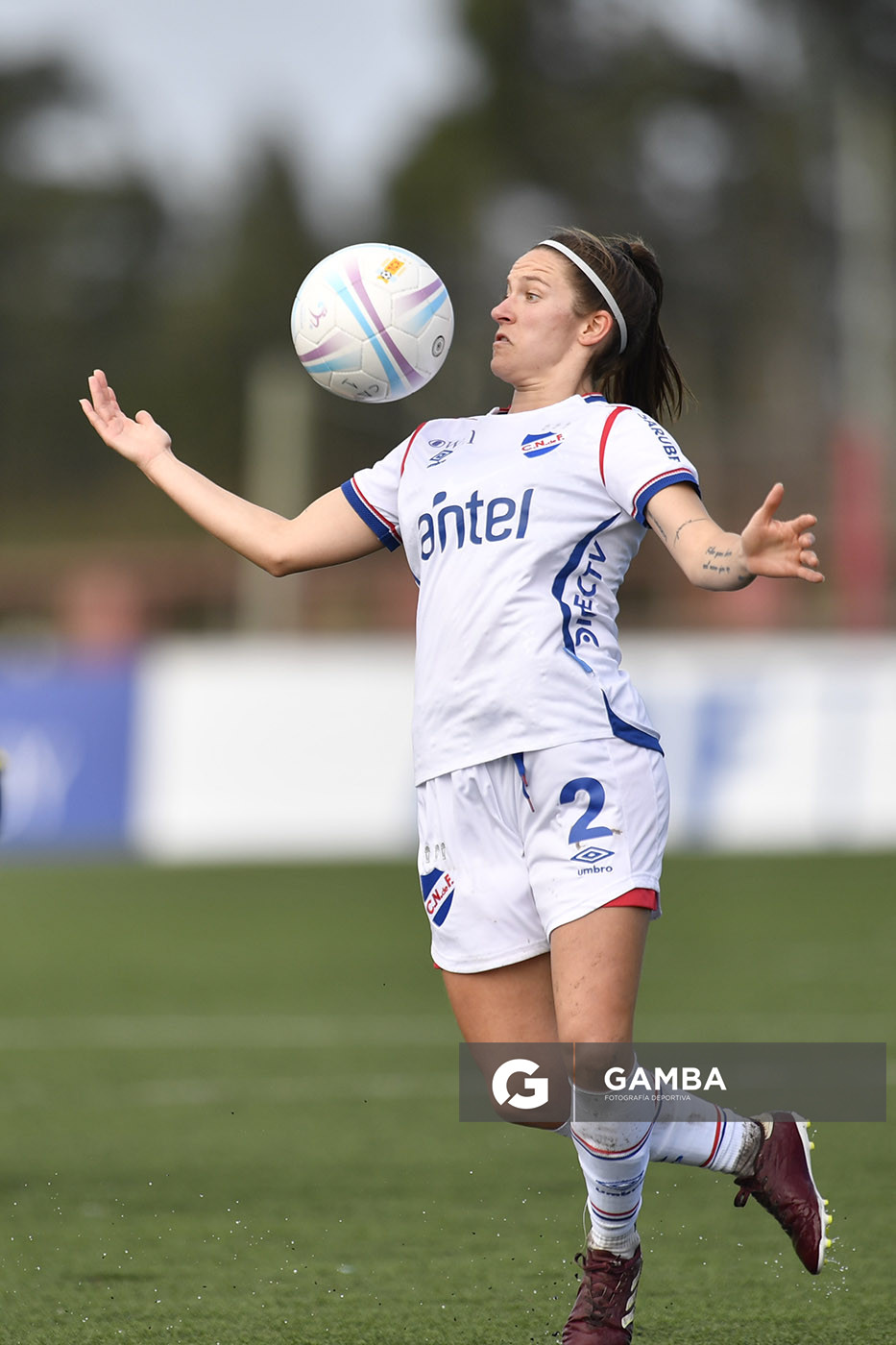 Paola Fitipaldi, de Nacional. Campeonato Uruguayo de Fútbol Femenino. Complejo Rentistas.