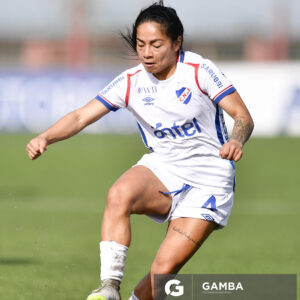 Yaqueline Apraez, de Nacional. Campeonato Uruguayo de Fútbol Femenino. Complejo Rentistas.
