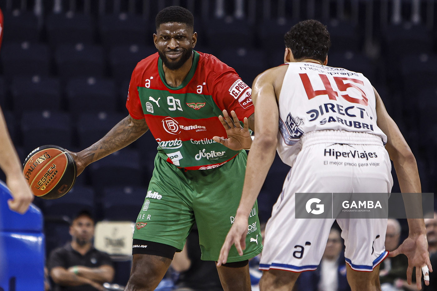 Jamil Wilson, de Aguada. Liga Uruguaya de Básquetbol. Antel Arena.