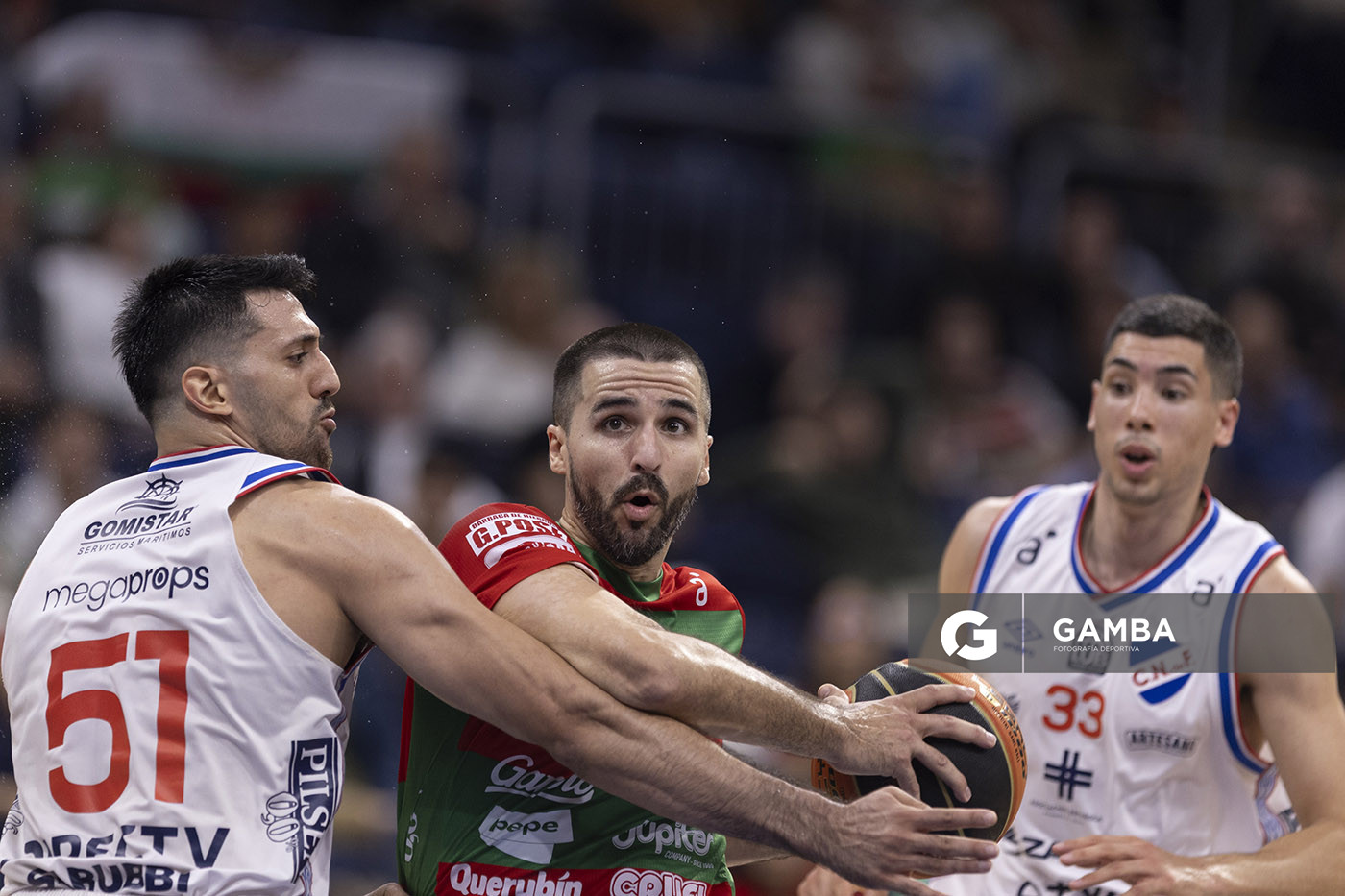 Joaquín Osimani, de Aguada. Liga Uruguaya de Básquetbol. Antel Arena.