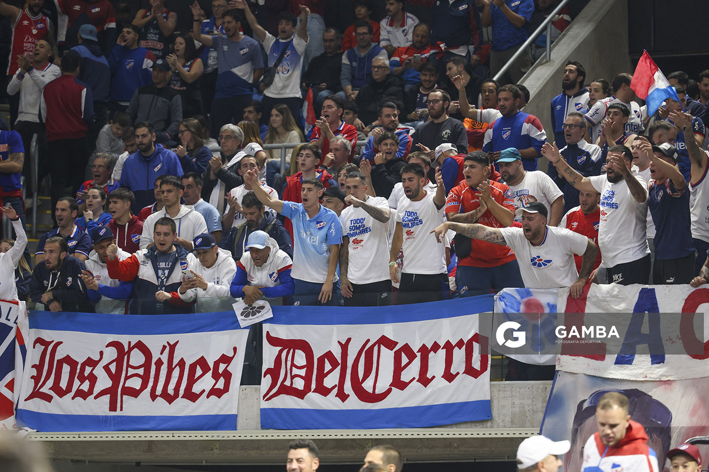Hinchas de Nacional. Liga Uruguaya de Básquetbol. Antel Arena.