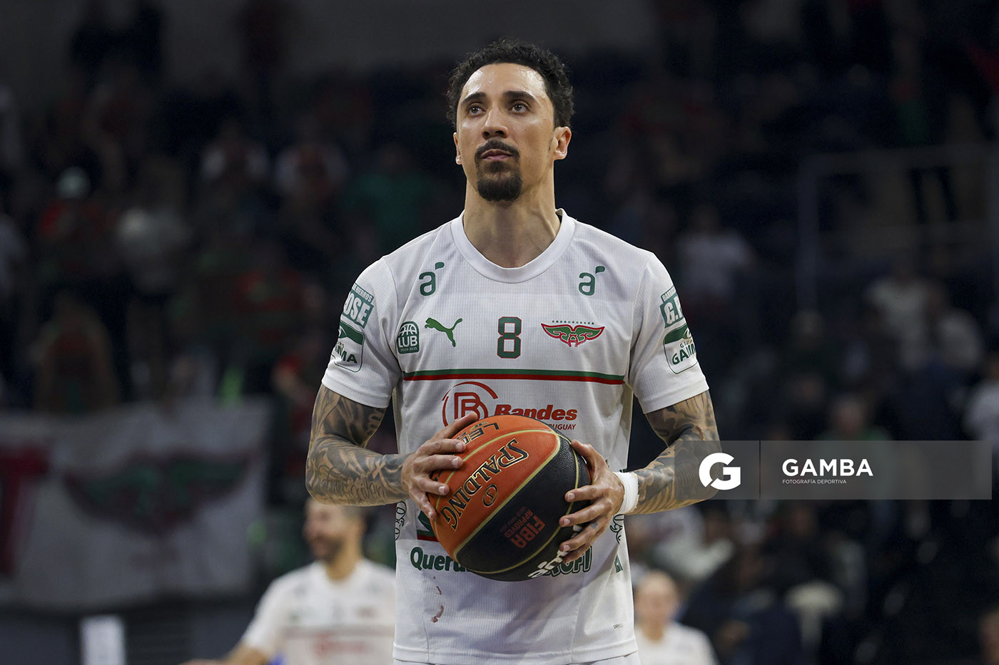 Donald Sims, de Aguada. Liga Uruguaya de Básquetbol. Antel Arena.