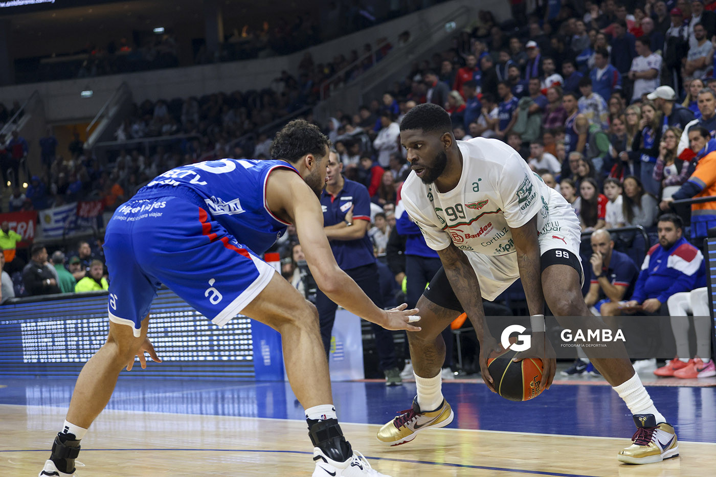 Jamil Wilson, de Aguada. Liga Uruguaya de Básquetbol. Antel Arena.