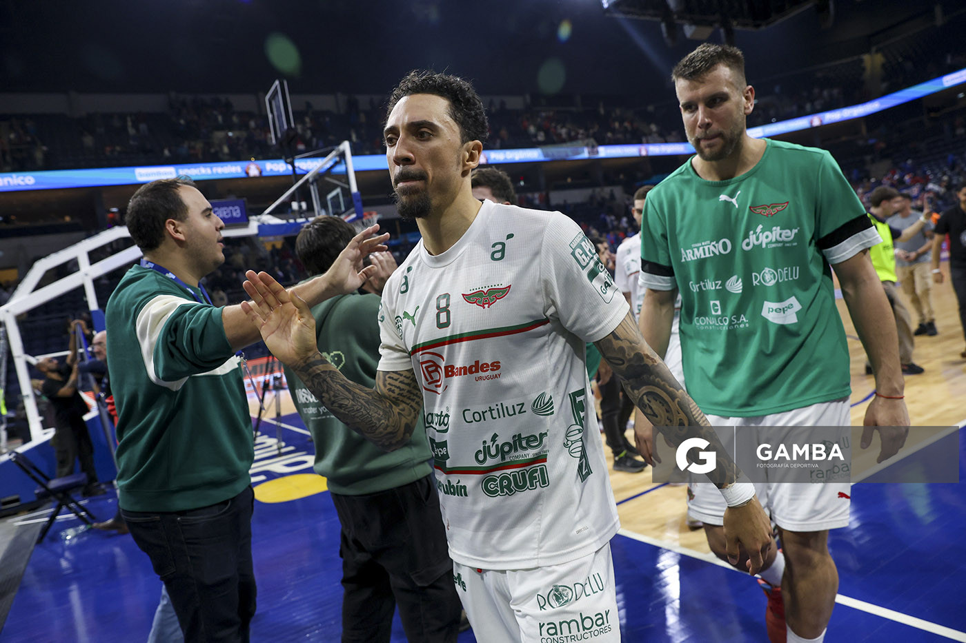 Donald Sims, de Aguada. Liga Uruguaya de Básquetbol. Antel Arena.