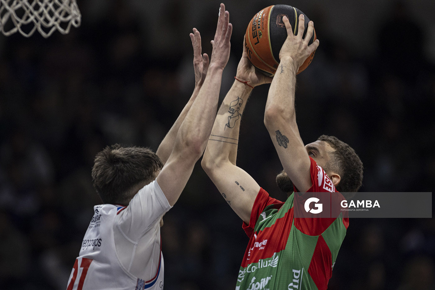 Agustín Gentile, de Aguada. Liga Uruguaya de Básquetbol. Antel Arena.