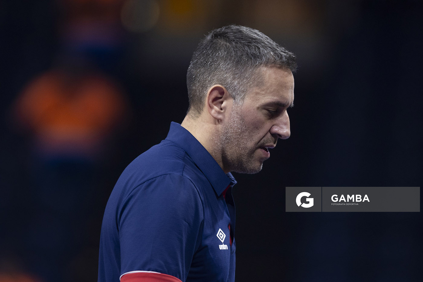 Álvaro Ponce, director técnico de Nacional. Liga Uruguaya de Básquetbol. Antel Arena.
