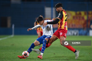 Lucas Villalba, de Nacional. Torneo Intermedio. Estadio Gran Parque Central.