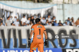 Mathías Cubero, golero de Cerro. Torneo Intermedio. Estadio Belvedere.