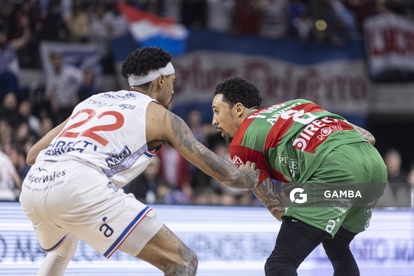 Donald Sims, de Aguada. Liga Uruguaya de Básquetbol. Antel Arena.