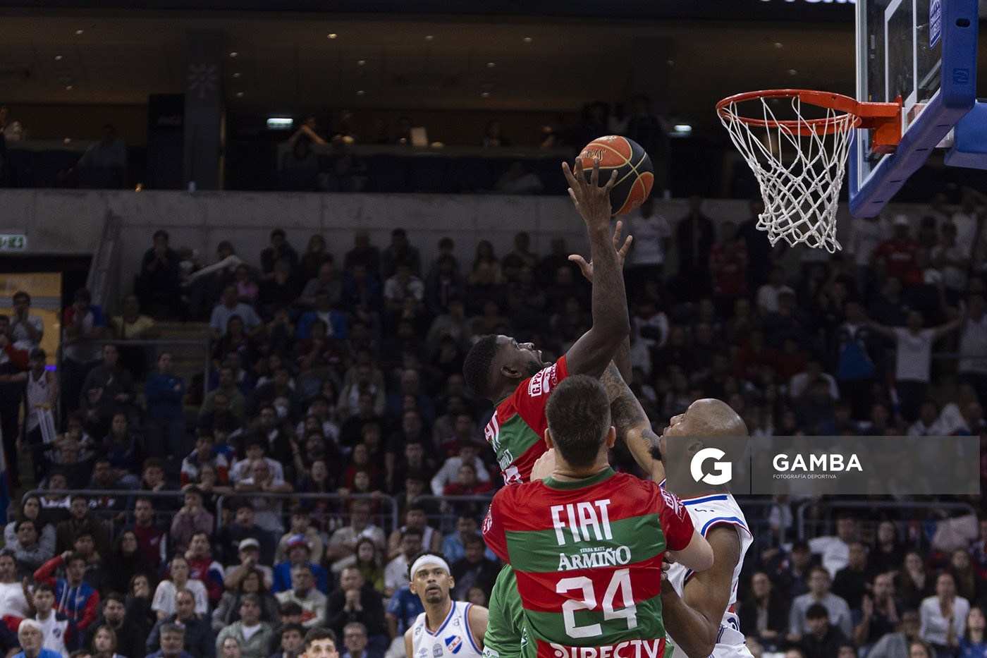 Jamil Wilson, de Aguada. Liga Uruguaya de Básquetbol. Antel Arena.