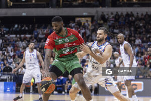 Jamil Wilson, de Aguada. Liga Uruguaya de Básquetbol. Antel Arena.