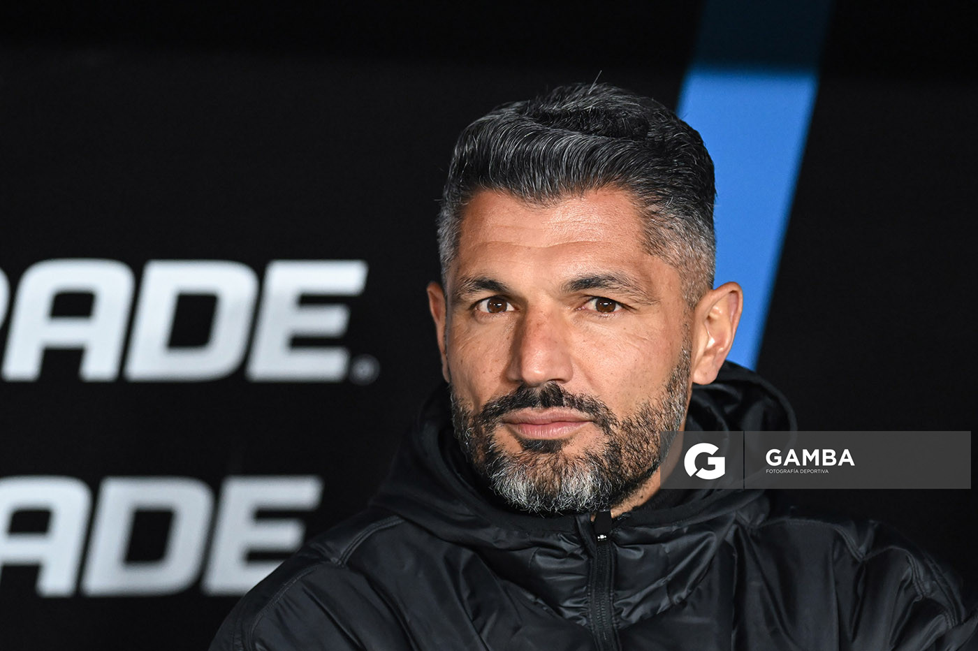 Javier Gandolfi, director técnico de Atlético Nacional. Copa Conmebol Libertadores. Estadio Gran Parque Central.