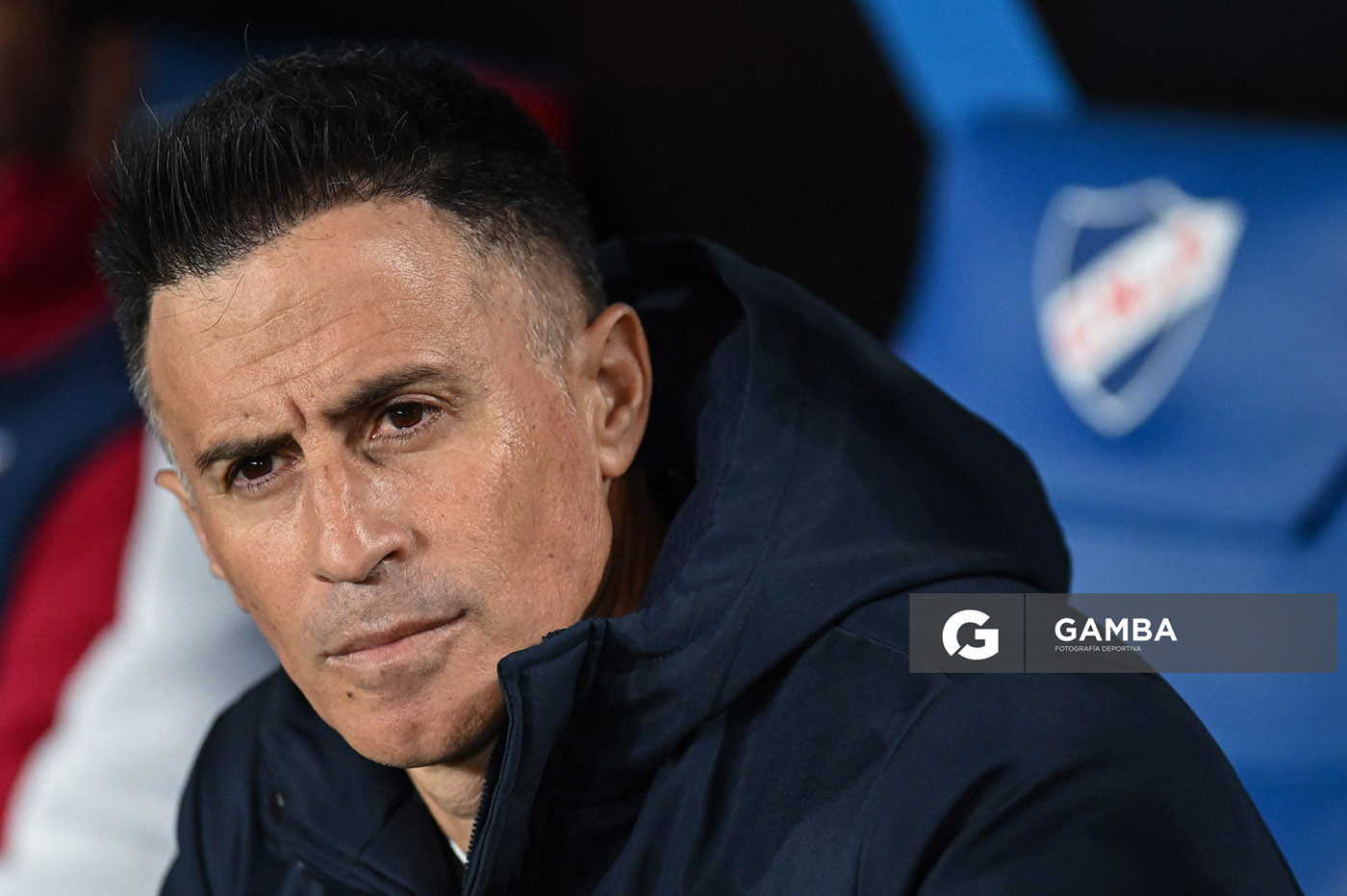 Pablo Peirano, director técnico de Nacional. Copa Conmebol Libertadores. Estadio Gran Parque Central.