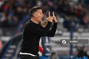 Pablo Peirano, director técnico de Nacional. Copa Conmebol Libertadores. Estadio Gran Parque Central.