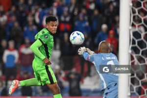 William Tesillo, de Atlético Nacional. Copa Conmebol Libertadores. Estadio Gran Parque Central.