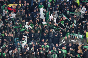 Hinchas de Atlético Nacional. Copa Conmebol Libertadores. Estadio Gran Parque Central.