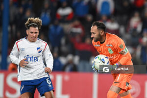 David Ospina, golero de Atlético Nacional. Copa Conmebol Libertadores. Estadio Gran Parque Central.