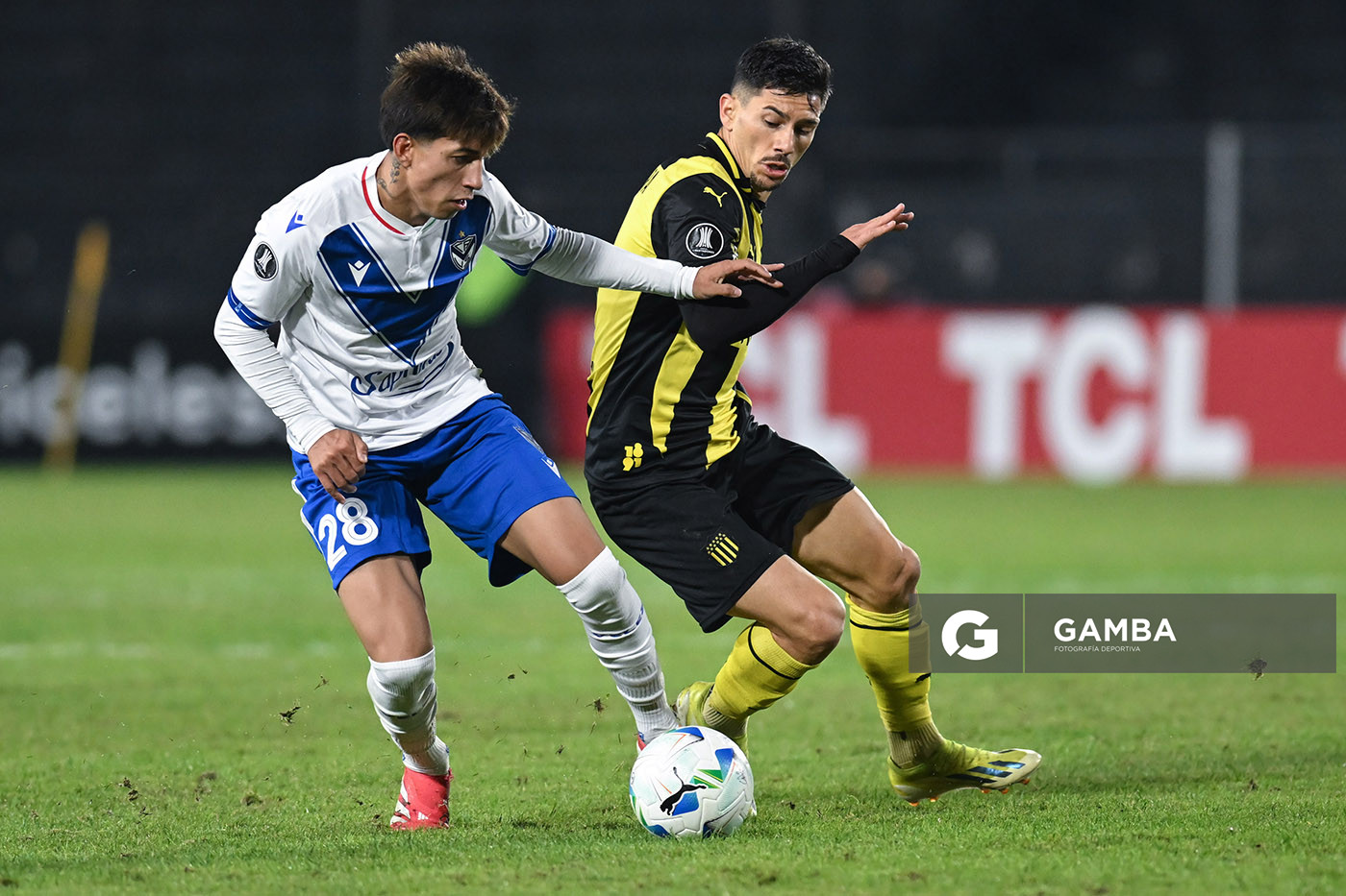 Maher Carrizo, de Vélez Sarsfield. Copa Conmebol Libertadores. Estadio Campeón del Siglo.