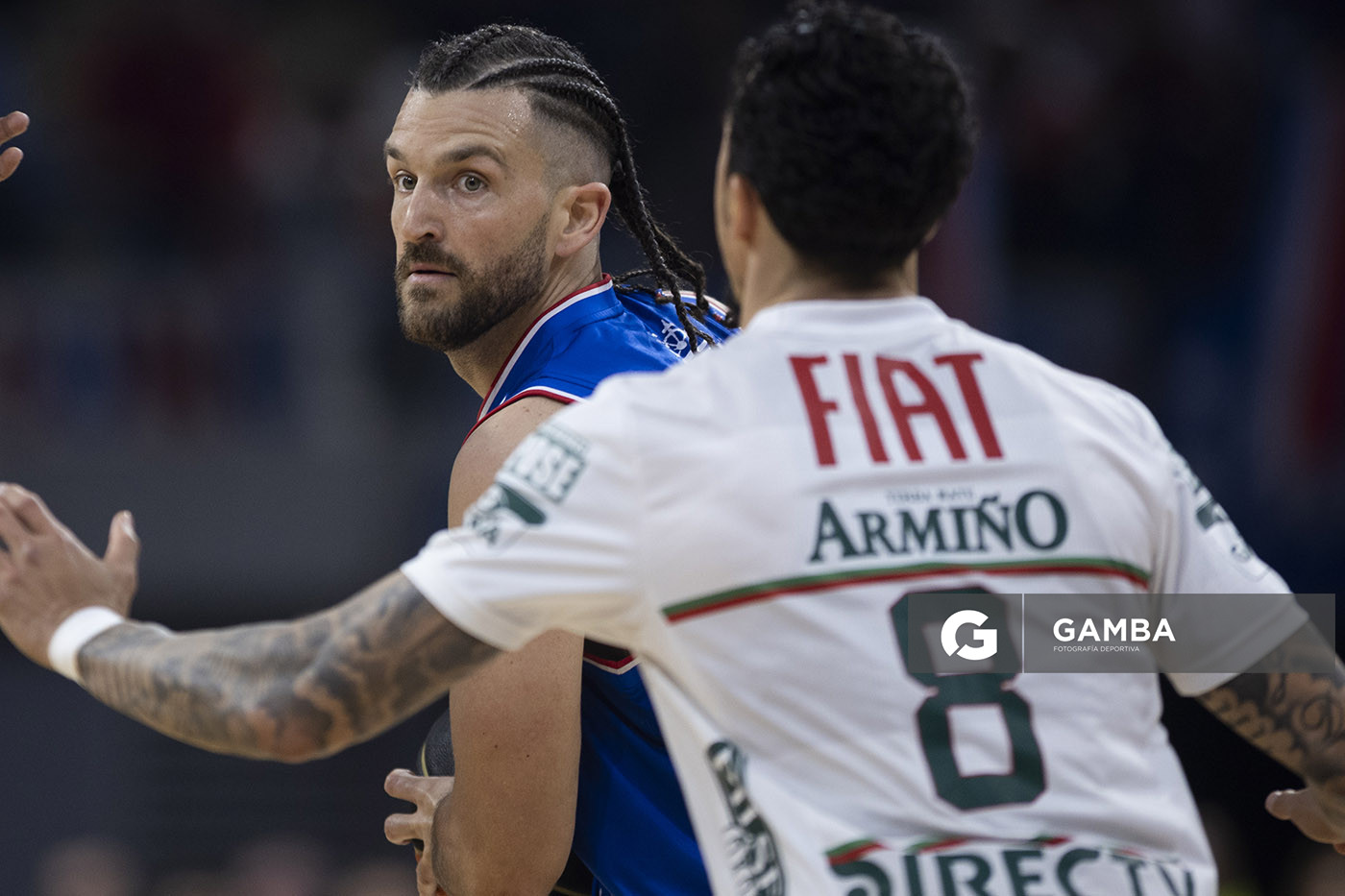 Gastón Semiglia, de Nacional. Liga Uruguaya de Básquetbol. Antel Arena.