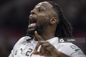 Frank Hassell, de Aguada. Liga Uruguaya de Básquetbol. Antel Arena.