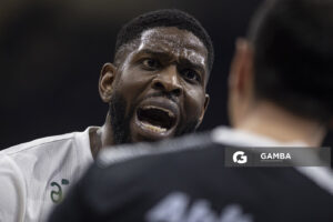 Jamil Wilson, de Aguada. Liga Uruguaya de Básquetbol. Antel Arena.