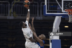 Jamil Wilson, de Aguada. Liga Uruguaya de Básquetbol. Antel Arena.