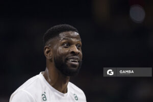 Jamil Wilson, de Aguada. Liga Uruguaya de Básquetbol. Antel Arena.