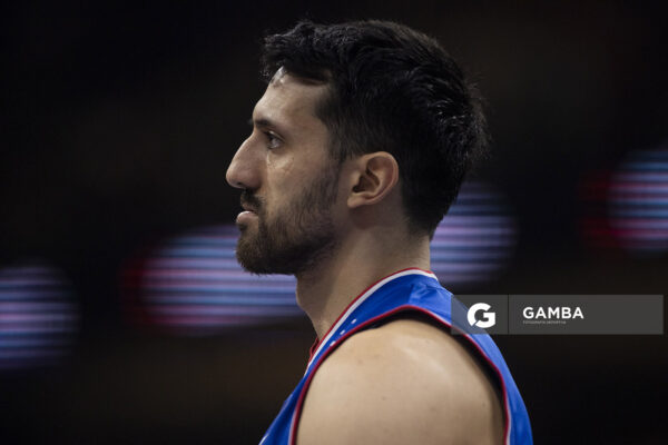 Gianfranco Espíndola, de Nacional. Liga Uruguaya de Básquetbol. Antel Arena.