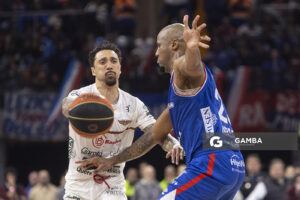 Donald Sims, de Aguada. Liga Uruguaya de Básquetbol. Antel Arena.