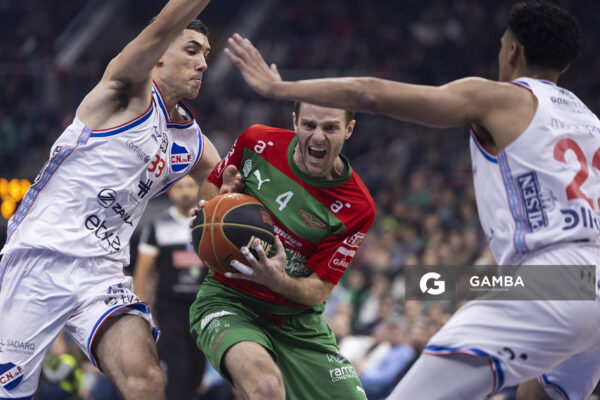 Santiago Vidal, de Aguada. Liga Uruguaya de Básquetbol. Antel Arena.