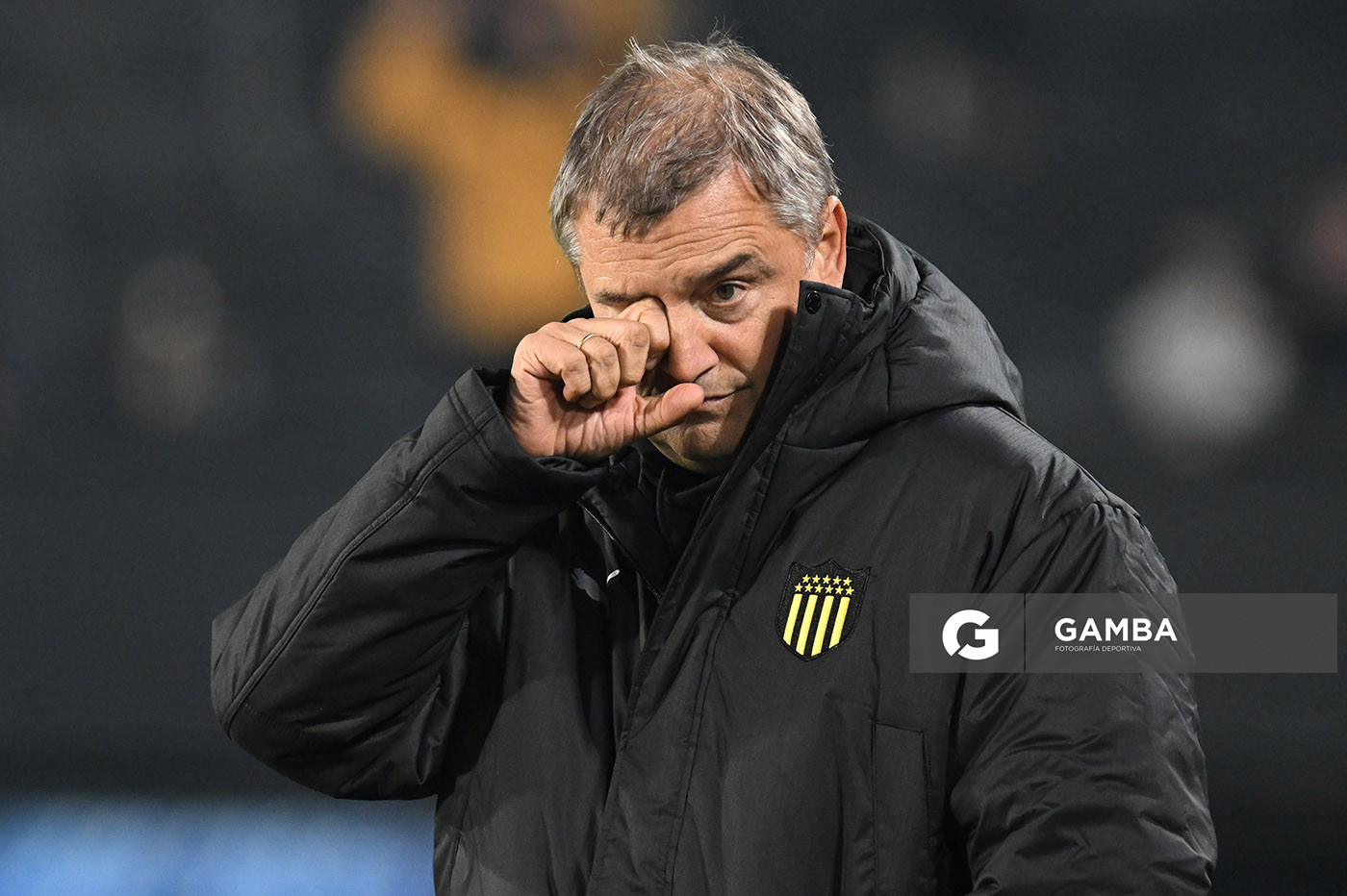 Diego Aguirre, director técnico de Peñarol. Torneo Intermedio. Estadio Campeón del Siglo.