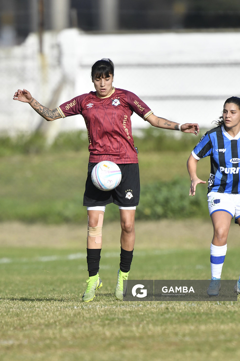 Tamara Ocampo, de Wanderers. Campeonato Uruguayo de Fútbol Femenino. Parque Ancap.