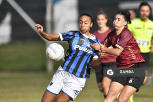 Agustina Gómez, de Liverpool. Campeonato Uruguayo de Fútbol Femenino. Parque Ancap.