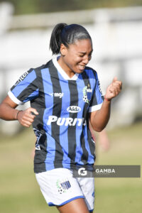 Agustina Gómez, de Liverpool. Campeonato Uruguayo de Fútbol Femenino. Parque Ancap.