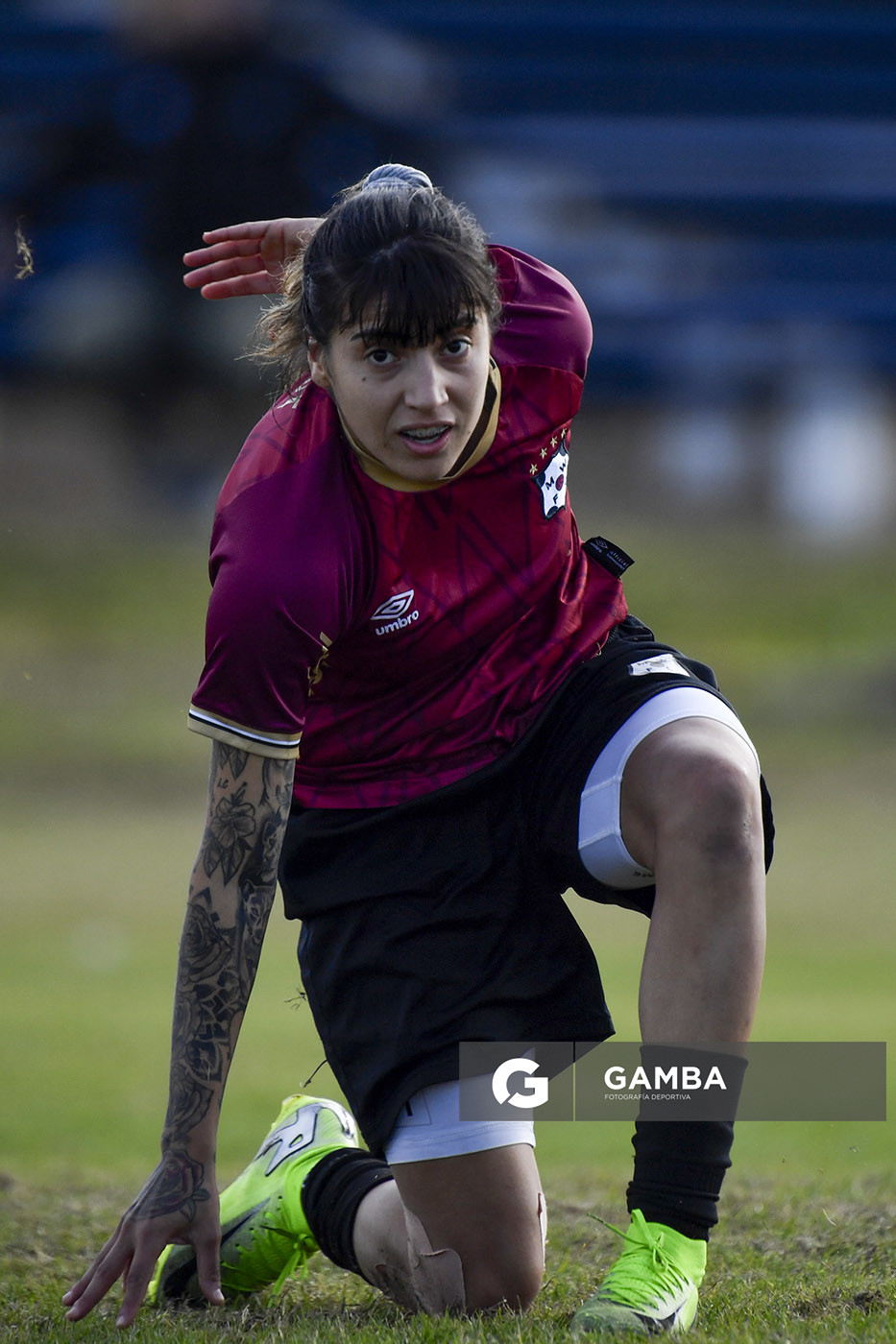 Tamara Ocampo, de Wanderers. Campeonato Uruguayo de Fútbol Femenino. Parque Ancap.