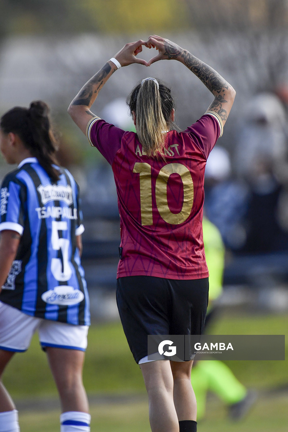 Tamara Ocampo, de Wanderers. Campeonato Uruguayo de Fútbol Femenino. Parque Ancap.