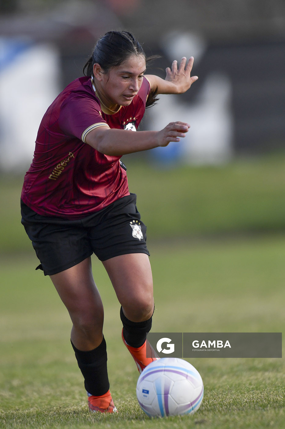 Natalia Sosa, de Wanderers. Campeonato Uruguayo de Fútbol Femenino. Parque Ancap.