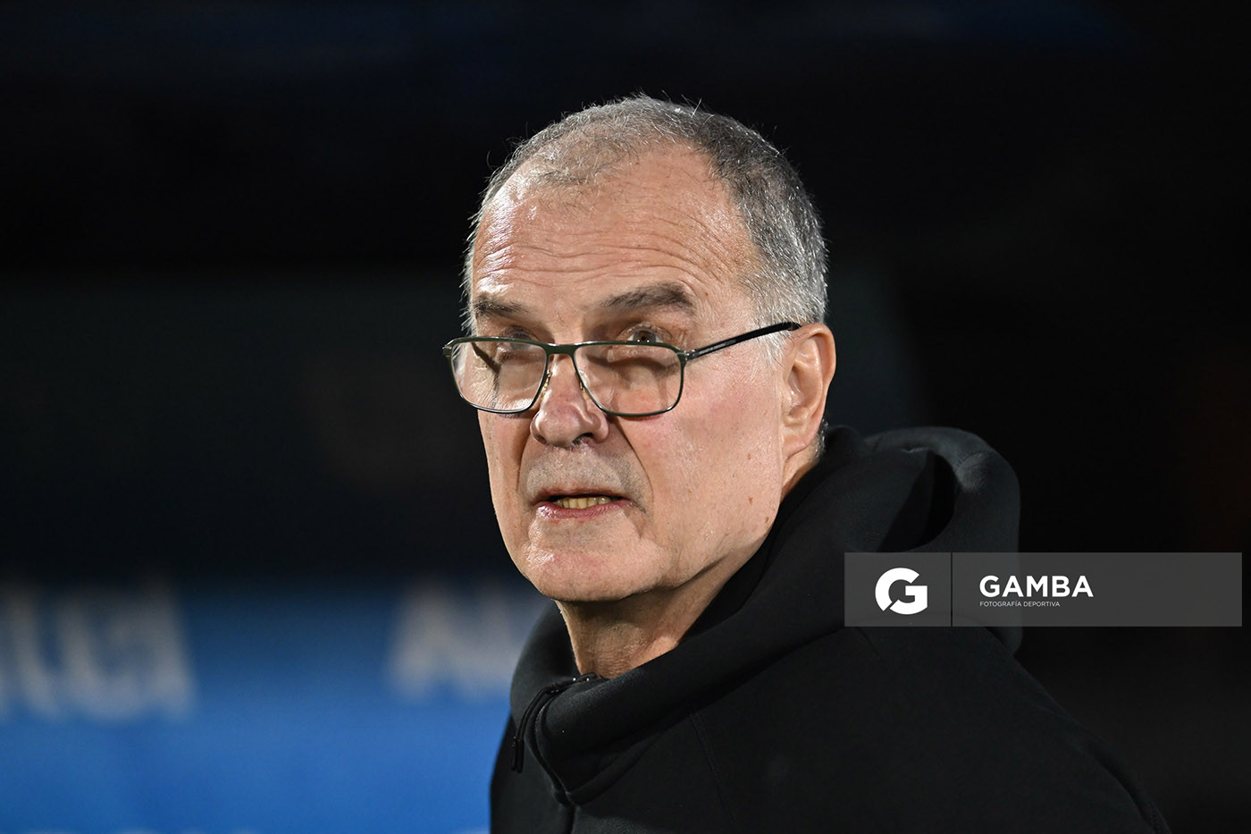 Marcelo Bielsa, director técnico de Uruguay. Eliminatorias Sudamericanas. Estadio Centenario.