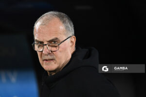 Marcelo Bielsa, director técnico de Uruguay. Eliminatorias Sudamericanas. Estadio Centenario.