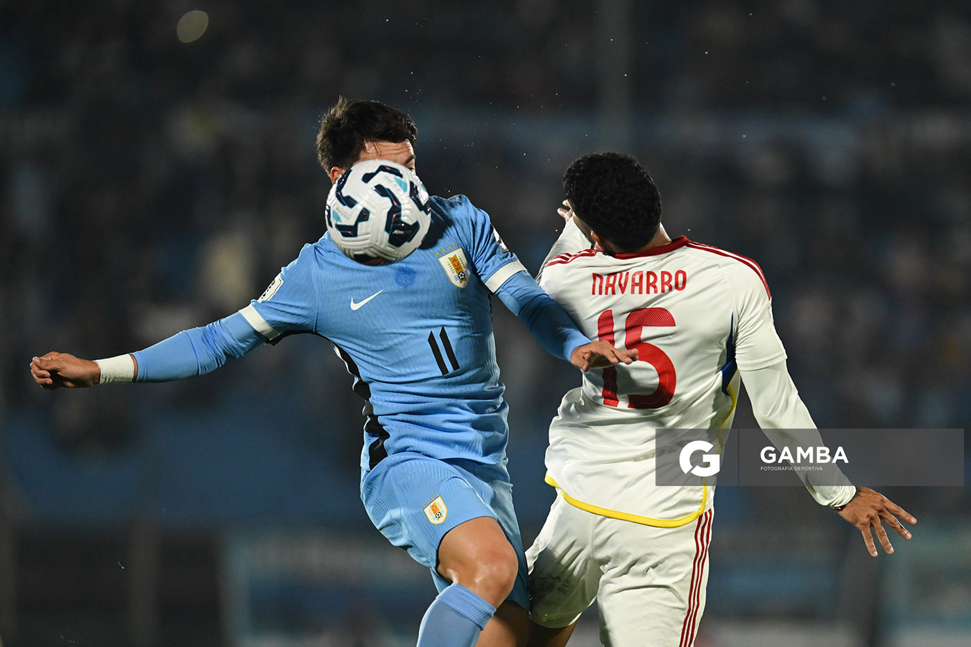 Facundo Pellistri, de Uruguay. Eliminatorias Sudamericanas. Estadio Centenario.
