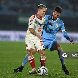 Yeferson Soteldo, de Venezuela. Eliminatorias Sudamericanas. Estadio Centenario.