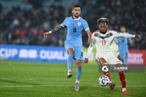 José Martínez, de Venezuela. Eliminatorias Sudamericanas. Estadio Centenario.